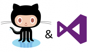 GitHub et VS logos